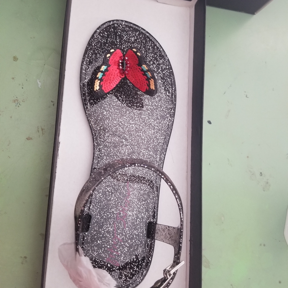 butterfly jelly sandal.